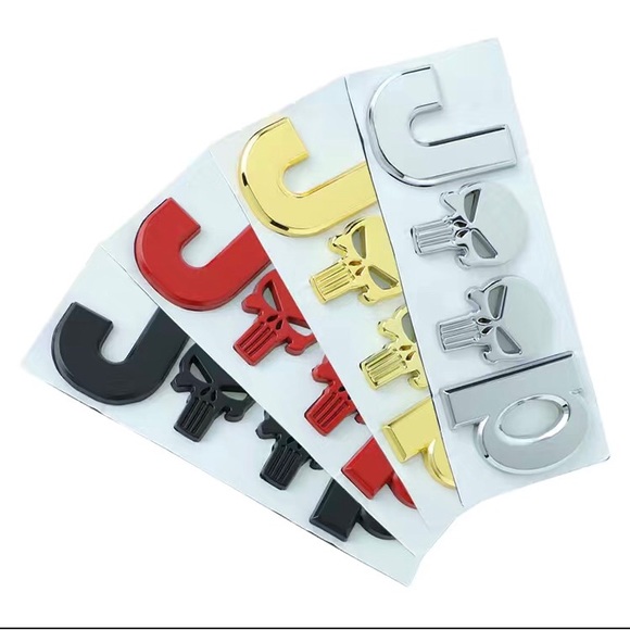 Jeep Metal Punisher Logo Emblem - New - Picture 5 of 7